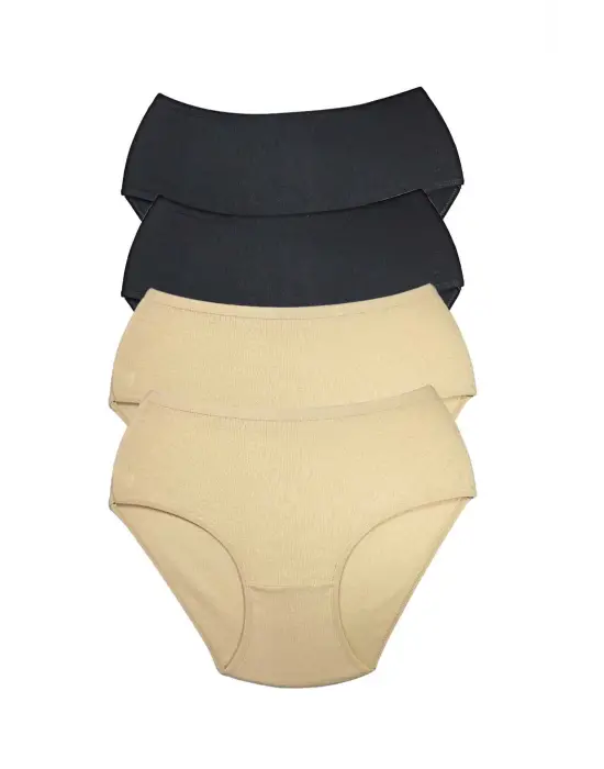 Omarı Rahat Ve Şık Kadın Yüksek Bel Bato Külot Seti