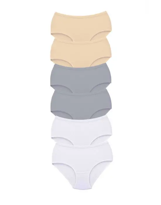 Omarı Tutku Kadın Yüksek Bel Kalın Lastik Külot Seti