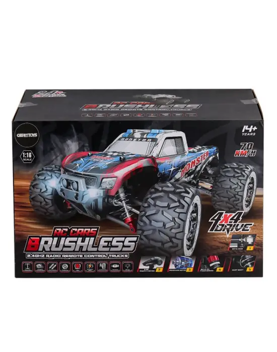 Omarı Hız Canavarı 1:16 Ölçekli Kumandalı Brusless Araba