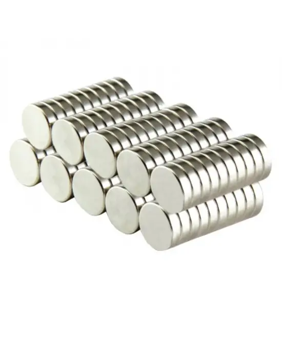 Omarı Yuvarlak Nikel Kaplamalı Neodyum Mıknatıs Seti Adet