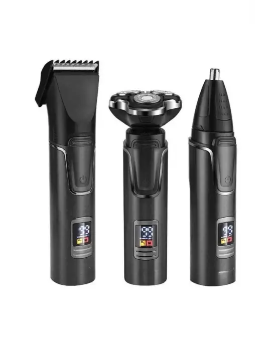 Yüksek Performanslı 3 Başlıklı Profesyonel Şarjlı Islak Ve Kuru Kullanıma Uygun