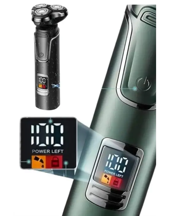 Yüksek Performanslı 3 Başlıklı Profesyonel Şarjlı Islak Ve Kuru Kullanıma Uygun