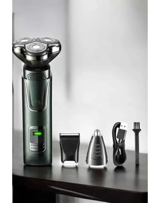 Yüksek Performanslı 3 Başlıklı Profesyonel Tıraş Makinesi