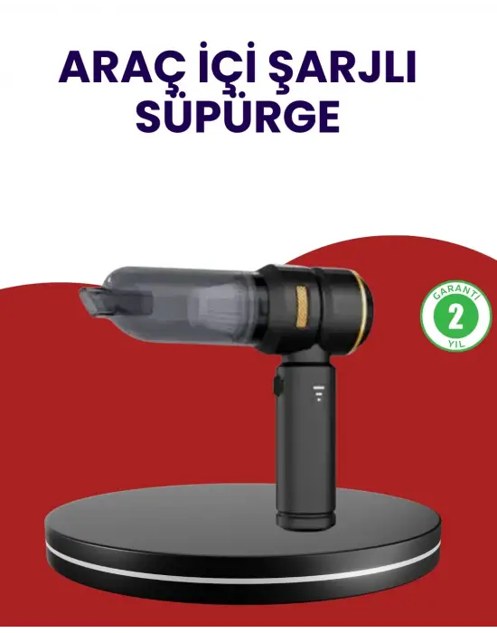 Yüksek Performanslı Araç İçi El Süpürgesi