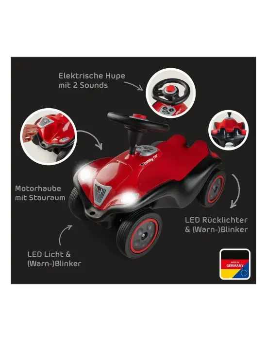 Omarı Kırmızı Süper Hızlı Çocuk Arabası