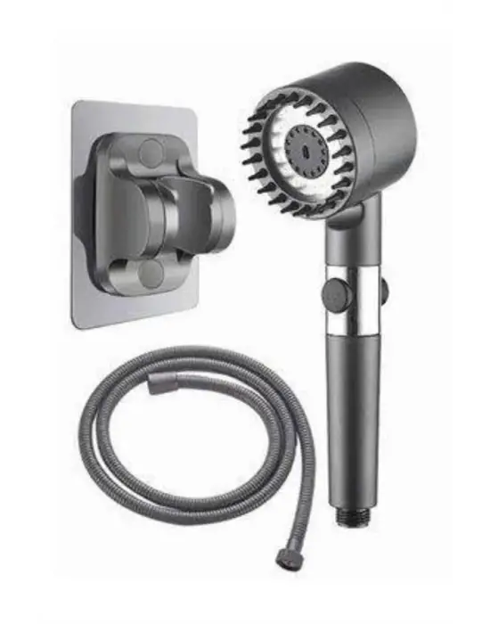 Yüksek Performanslı Masaj Etkili Su Tasarruflu Duş Başlığı Krom Kaplama Uzun Ömürlü