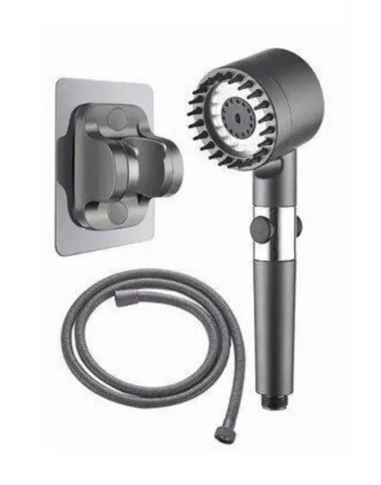 Yüksek Performanslı Masaj Etkili Su Tasarruflu Duş Başlığı Krom Kaplama Uzun Ömürlü