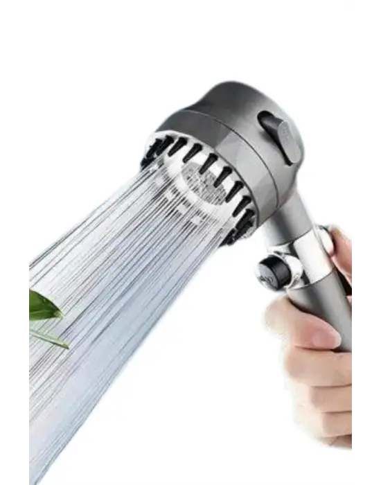 Yüksek Performanslı Masaj Etkili Su Tasarruflu Duş Başlığı Krom Kaplama Uzun Ömürlü
