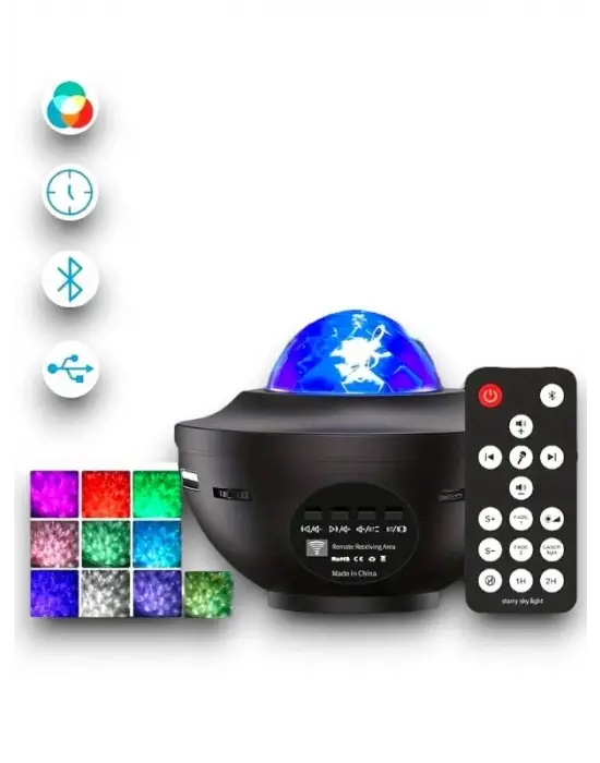 Yumurta Görünümlü Yıldızlı Projeksiyon