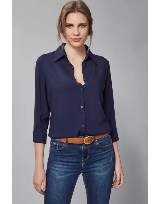 Omarı Efsane Gömlek Dokuma Viskon Kumaş ile!