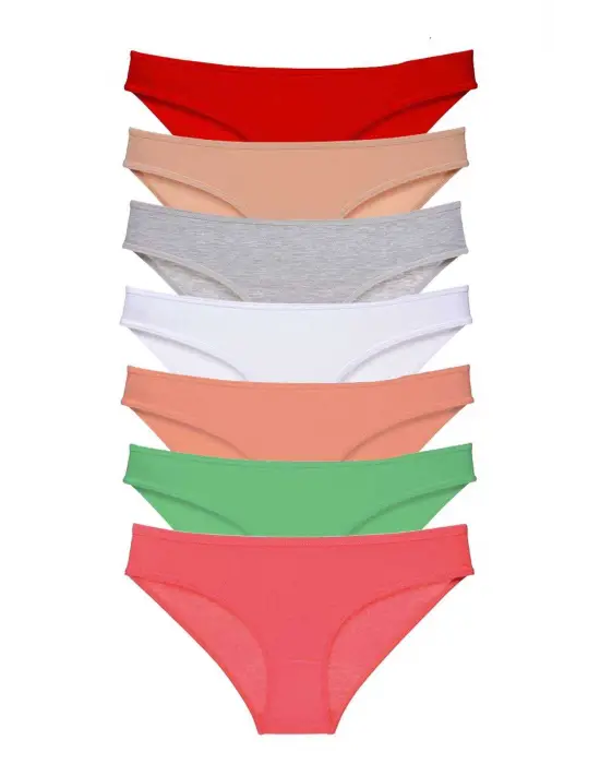 Omarı Süper Eko Set Likralı Kadın Slip Külot Set