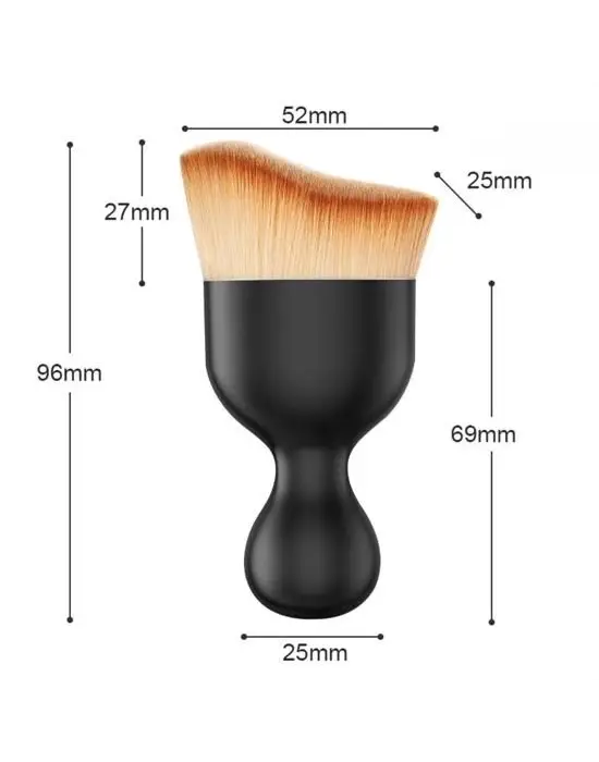 Omarı Araç İçi Profesyonel Yumuşak Kıllı Temizlik Fırçası