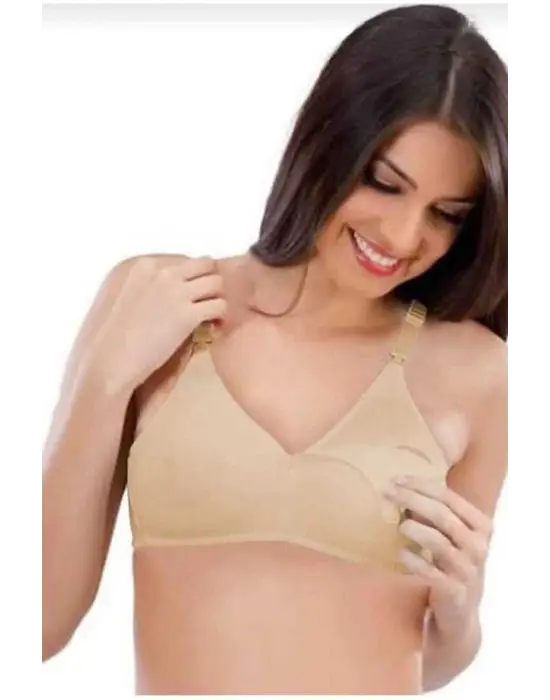Omarı Yumuşak Penye Emzirme Sütyeni