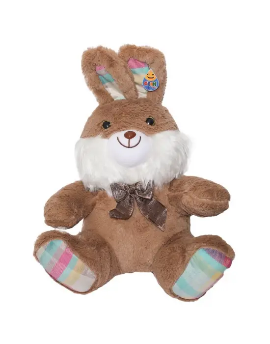 Omarı Yumuşak Peluş Badem Tavşan Oyuncak 50cm