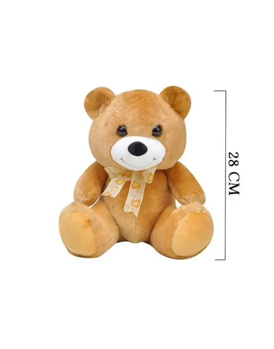 Omarı Yumuşak Peluş Göbekli Ayı