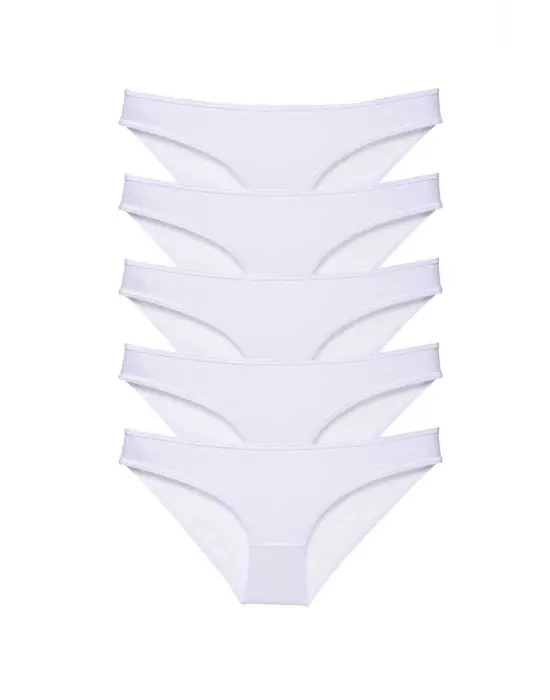 Omarı Yumuşak Likralı Kadın Slip Külot Seti