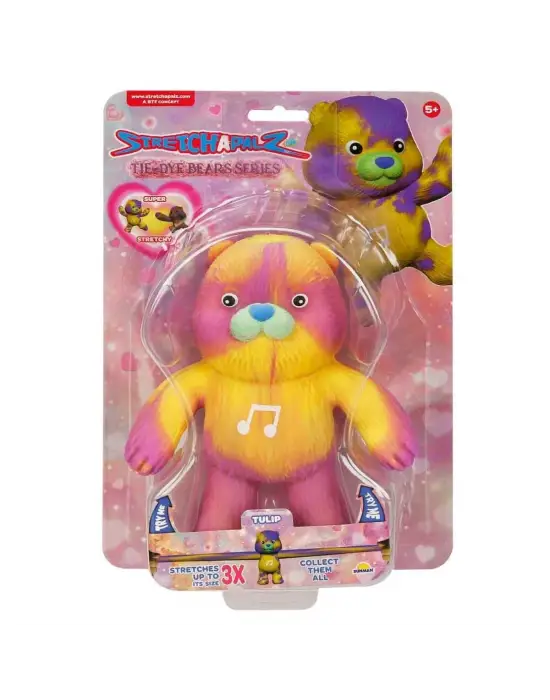 Omarı Renkli Tie-Dye Ayılar 14 cm - % Elastik ve Eşsiz Tasarım