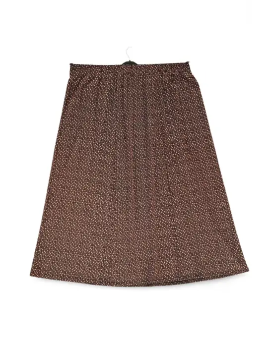 Omarı Beli Lastikli Uzun Namaz Eteği - Omarı Tasarımı