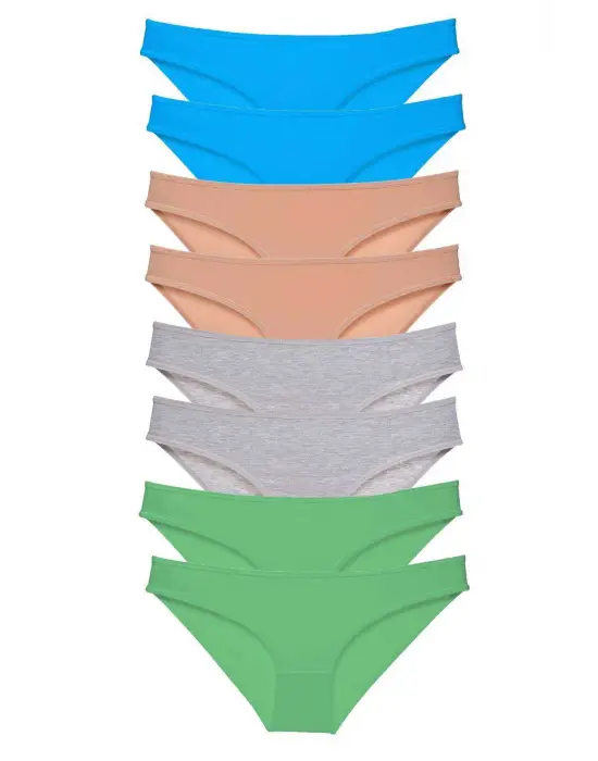 Omarı Süper Eko Set Likralı Kadın Slip Külot