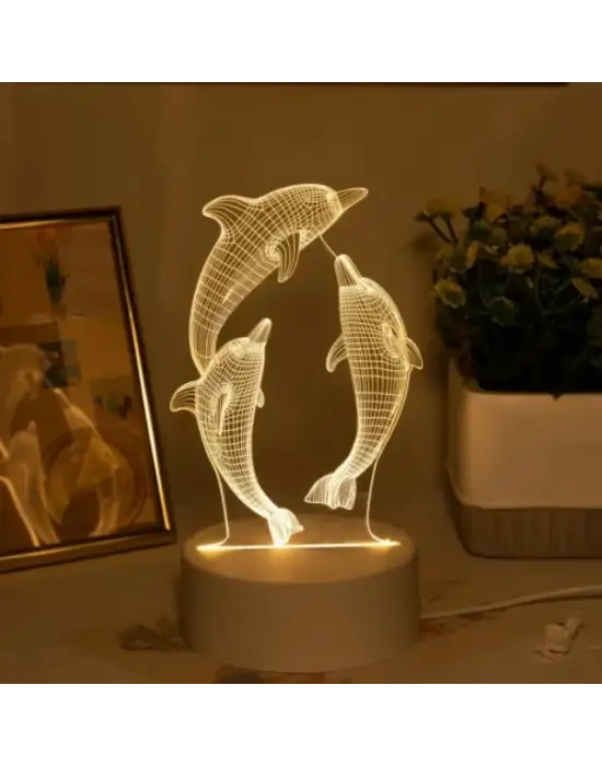 Yunus Tasarımlı Gece Lambası