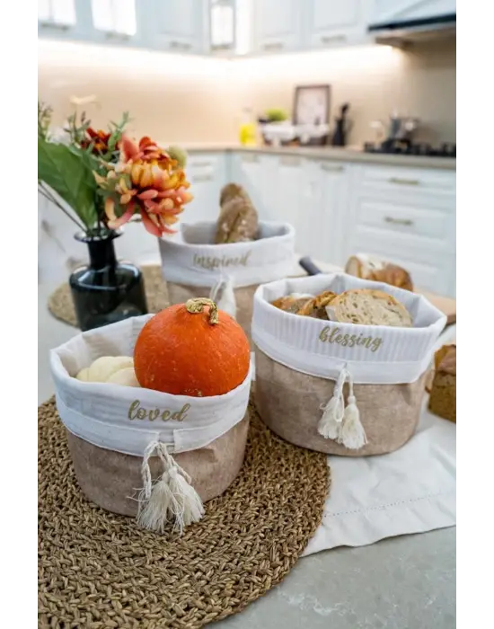 Omarı Pratik Yuvarlak Katlanabilir Saklama Kutusu Organizer