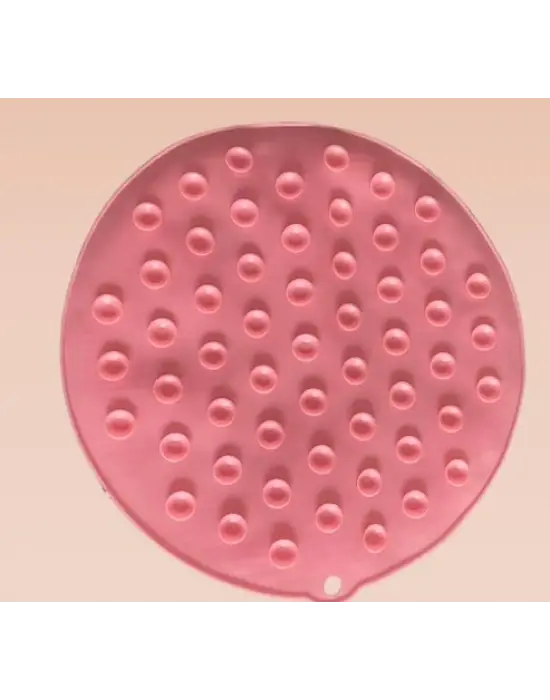 Yuvarlak Vantuzlu Banyo Sırt Kese Matı 26 Cm