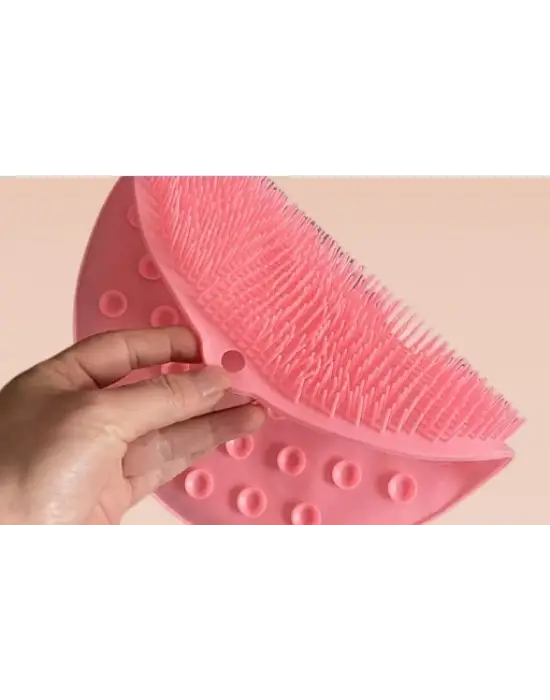 Yuvarlak Vantuzlu Banyo Sırt Kese Matı 26 Cm