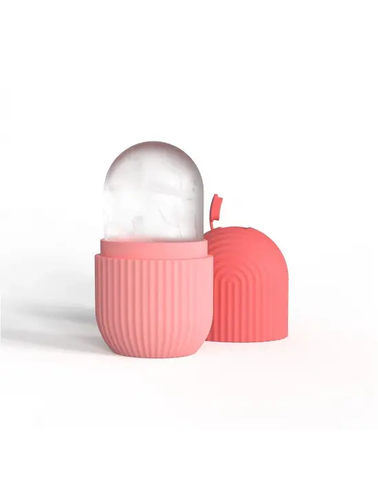 Yüz Ve Göz Altı İçin Silikon Buz Masaj Aleti - Soğuk Terapi buz silindiri