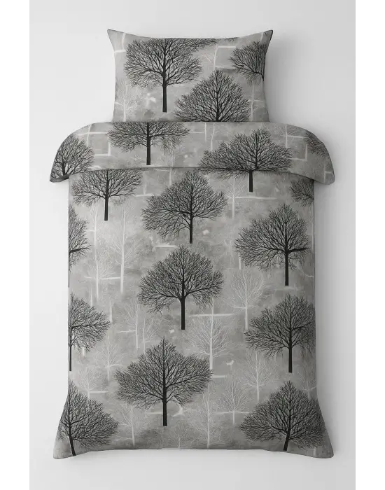 yüzde yüz pamuk kapitone elyaf dolgulu tek kişilik pike ağaç desenli