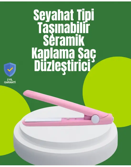 Yüzer Plakalı Kompakt Bukle Maşası – Elastik Tutuculu, Saç Dostu Profesyonel Tasarım