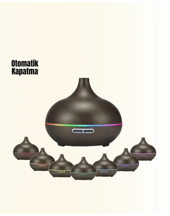 Zamanlayıcılı Ve Otomatik Kapanmalı Aromaterapi Nemlendirici Difüzör