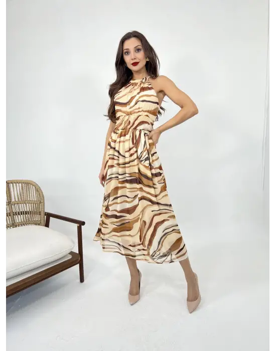 Omarı Sade Şıklık: Venedik Desenli Elbise