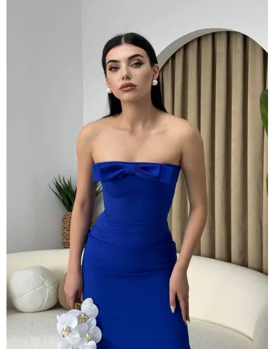 Omarı Kürdale Detaylı Elbise