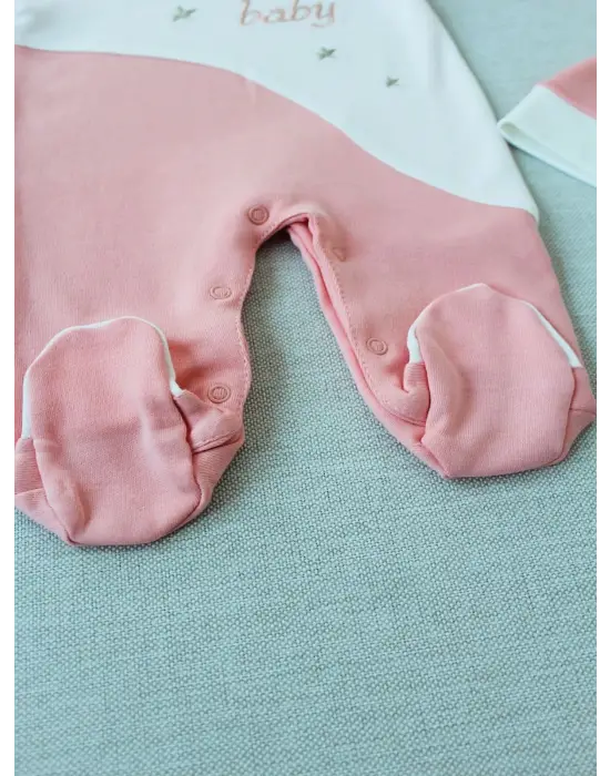 Zarif Nakışlı Bebek Tulumu