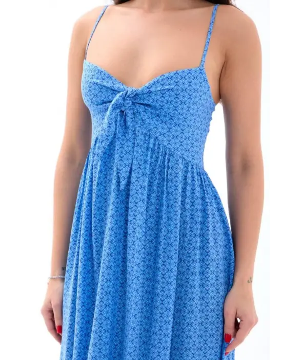 Omarı Uzun Kollu Dantel Detaylı Siyah Elbise