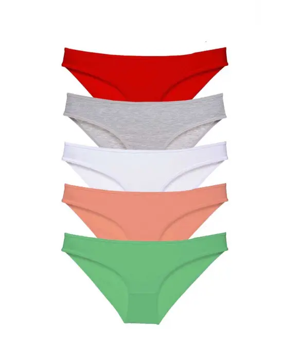 Omarı Süper Eko Set Likralı Kadın Slip Külotlar