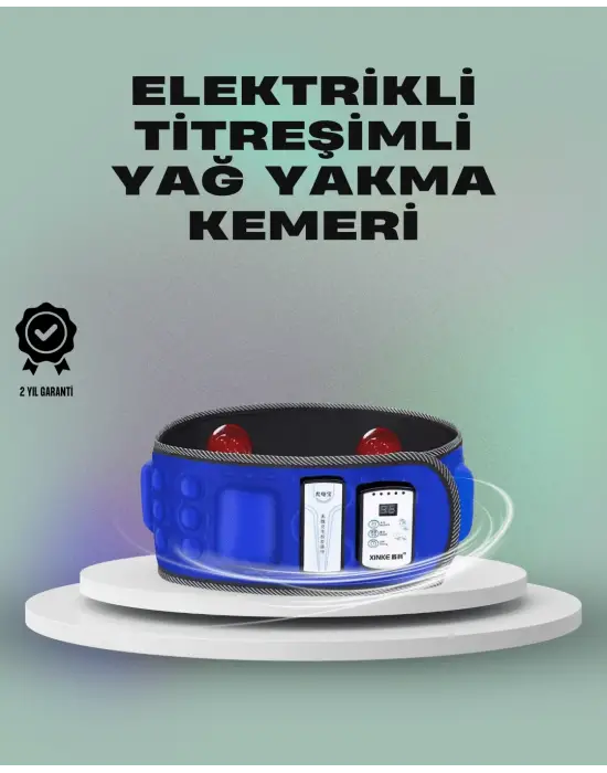 Zayıflama Ve Masaj İçin Mıknatıslı Elektrikli Titreşim Kemeri – 7.2w Güç