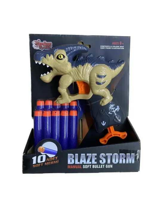 ZC7128-26-27-28 Yumuşak Mermili Dinazor - Vardem Oyuncak