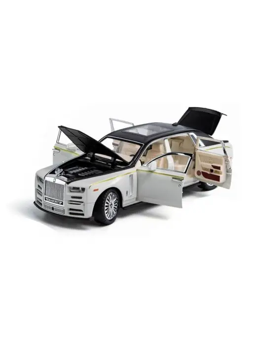 ZHD-B2407- Vardem  Çek Bırak Işıklı ve Sesli Model RR Metal Araba 1:24