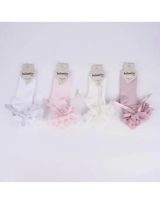 Zinet Aks Kız Soket Çorap K22239 Asorti