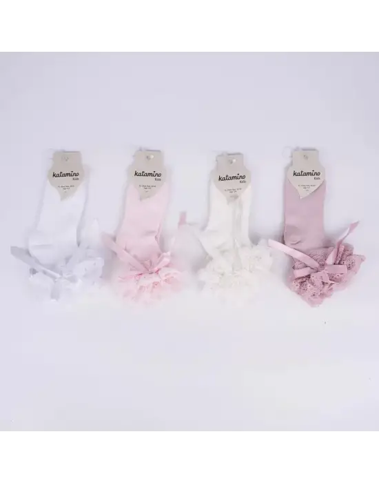 Zinet Aks Kız Soket Çorap K22239 Asorti