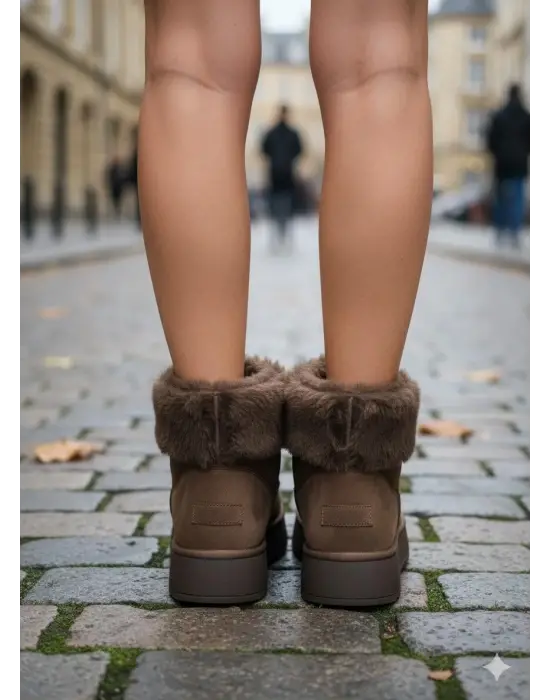 Zinya Kahverengi Süet Bot