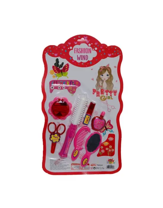 ZN-0597 Kartela Makyaj ve Kuaför Seti -Zeon