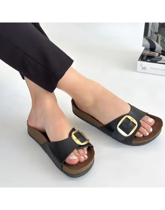 Modern Siyah Cilt Terlik