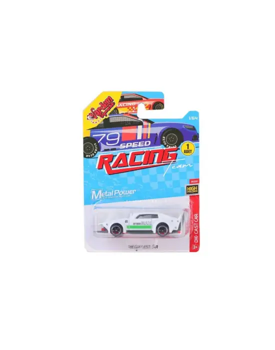 ZQ11311 -Vardem Kartela  Metal Tekli Araba 1:64