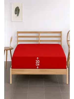 %100 PAMUKLU ÇİFT KİŞİLİK PREMİUM PENYE ÇARŞAF-LASTİKLİ