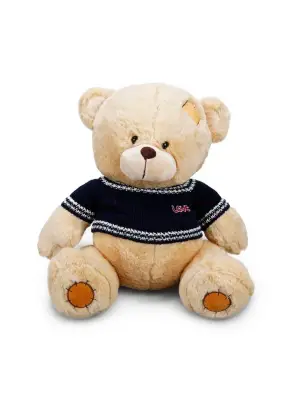 01008 Kazaklı Peluş Ayı 42 cm.