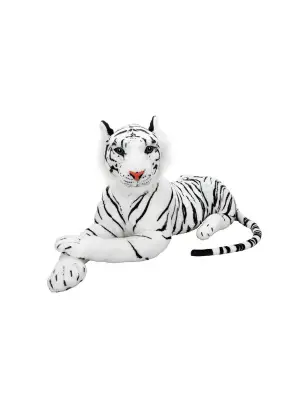 01401 Beyaz Kaplan Peluş 60 cm