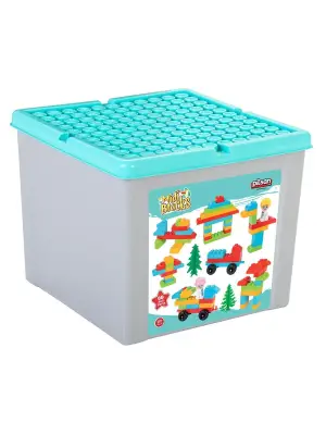 03 592 Midi Blok Seti 98 Parça 9 Litre Saklama Kabı -Pilsan Oyuncak