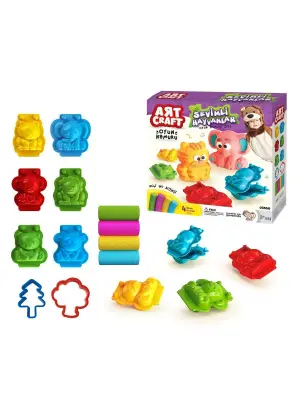 03550 3D HAYVANLAR HAMUR SET 200GR